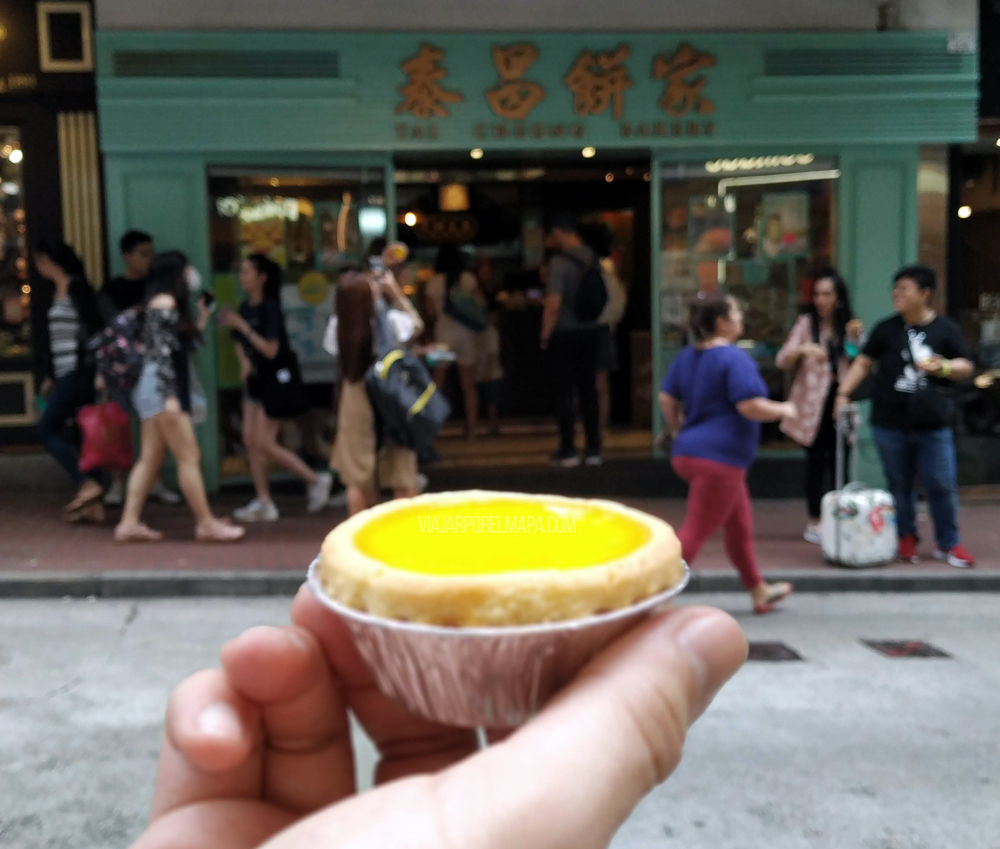Lugares dónde comer en Hong Kong - egg tart